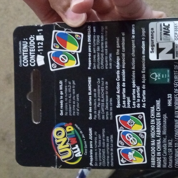 Uno *All Wild* Card Game - Picture 3 of 4